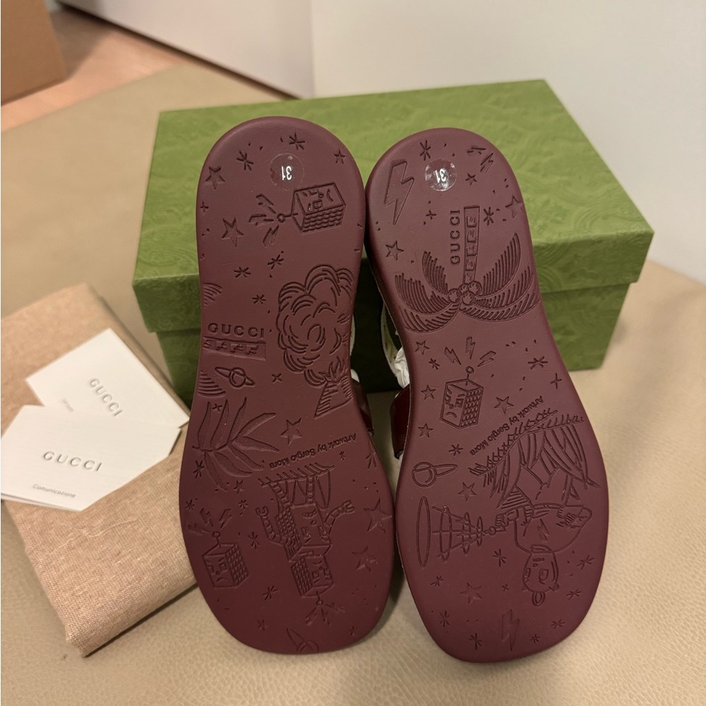Gucci Kids Fisherman Sandals size 31 - Picture 3 of 4